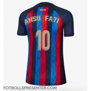 Barcelona Ansu Fati #10 Hemma Matchtröja Dam 2022-23 Kortärmad